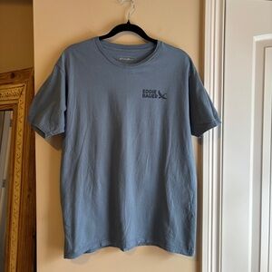 Eddie Bauer Light Blue Men's Short Sleeve Tee